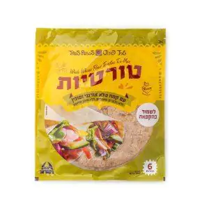 טורטיה קמח מלא אורגני וסובין TRES PESOS