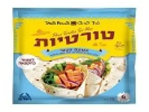 טורטיה בטעם טבעי ללא חומר משמר ללא שומן טראנס TRES PESOS