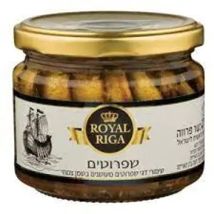 שפרוטים צנצנת 250 גרם - ROYAL RIGA