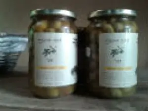 זיתים ירוקים סורי אורגניים 400 גרם - נאות סמדר