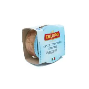 טונה בהירה במי מלח 160 גרם CALLIPO