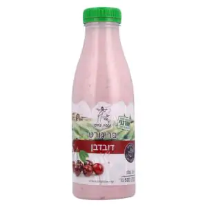 יוגורט עיזים בטעם דובדבן אורגני "גבעות עולם"