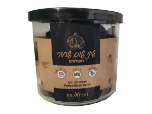 שיני שום שחור קלופות 100 גרם - ERAVITAL