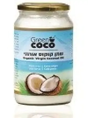 שמן קוקוס אורגני גרין קוקו גדול 1 ליטר - גרין קוקו