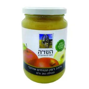  רסק תפוחים 100 אחוז אורגני  "השדה"