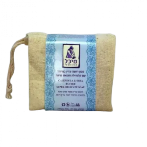 סבון רחצה עדין במיוחד עם קלנדולה וחמאת שיאה - מיכל סבון טבעי
