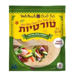 טורטיה מקמח מלא אורגני - TRES PSOS