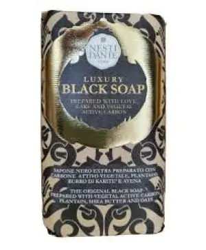 סבון טבעי שחור/פחם פעיל ו חמאת שיאה נסטי