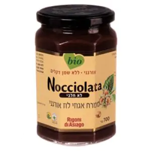 ממרח אגוזי לוז אורגני-טבעוני nocciolata
