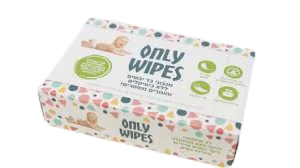 מגבונים יבשים - מילוי 60 יחידות - Only Wipes