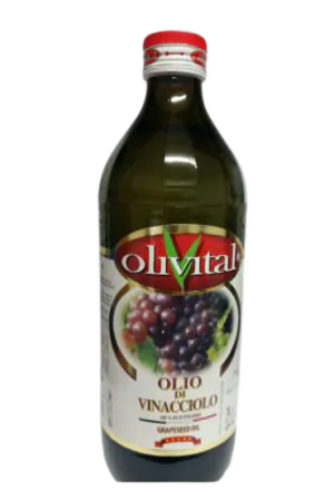 שמן זרעי ענבים אורגני כבישה קרה 1 ליטר olivital