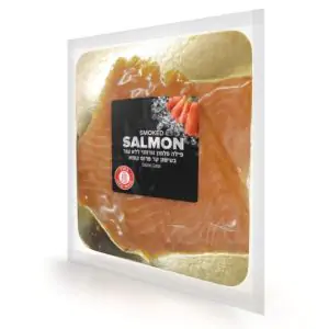 פילה  סלומון נורווגי בעישון קר עדין בוואקום 100 גרם  - בלדי