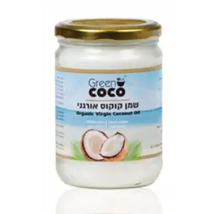 שמן קוקוס אורגני גרין קוקו קטן 300 מ"ל