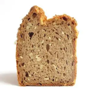 לחם כוסמין מלא ו חמניה פרוס איש של לחם