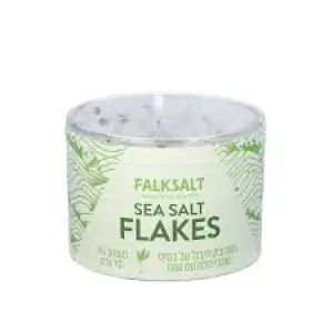 שבבי מלח קריסטל עם שום 70 גרם seasalt flakes