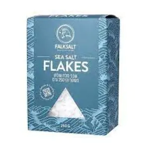 שבבי מלח קריסטל לבן גדול  250 גרם seasalt flakes