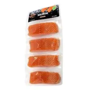 מנות נתחי פילה סלומון נורווגי קפוא בוואקום ללא עור 500 גרם  - בלדי