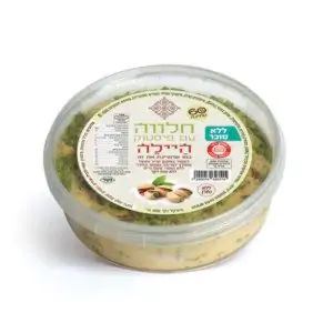 היילה חלווה עם פיסטוק  ללא סוכר 400 גרם