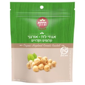 אגוזי לוז קלופים וקלויים אורגני - הרדוף