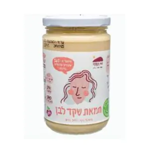חמאת שקד לבן 250 גרם בית השקד
