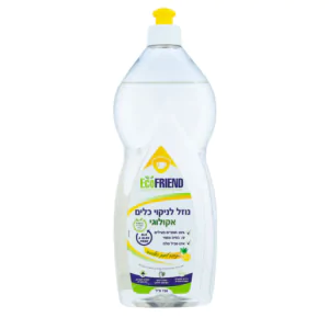 נוזל  ניקוי כלים בניחוח לימון 1 ליטר - אקופרנד