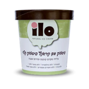 ILO- גלידת שוקולד עם פצפוצי שוקולד 473 גרם - טבעוני