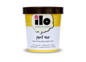 ILO- גלידת פאי לימון 473 גרם - טבעוני