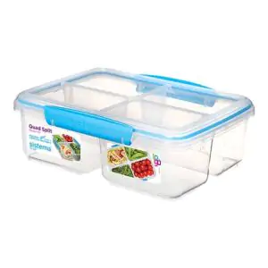 קופסת טו גו אחסונית מלבן מחולקת ל 4 - 1.7 ליטר lunch box SISTEMA