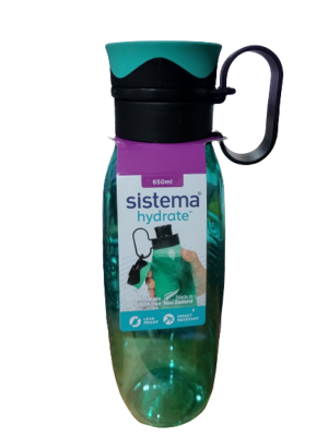 הידרו טריטן -  בקבוק עם פקק ו ידית נשיאה 850 מ"ל SISTEMA