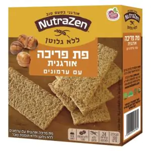 פת PRO- פת פריכה אורגנית עם ערמונים - NUTRAZEN