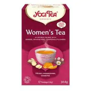 חליטת תה אורגני women's tea עם ג'ינג'רקליפת תפוז קמומיל - yogi