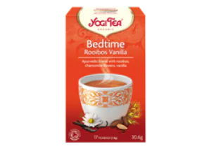 חליטת תה אורגנית bed time עם רויבוס קמומיל ווניל - yogi