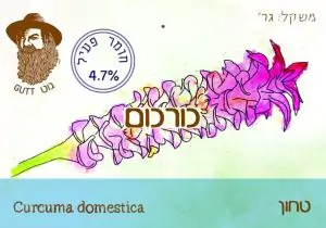 כורכום טחון  צנצנת כהה 90 גרם - גוט תבלינים
