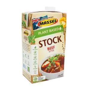 מאסל ציר בטעם בקר אוסטרלי אורגני טבעוני ללא MSG ללא גלוטן 1 ליטר