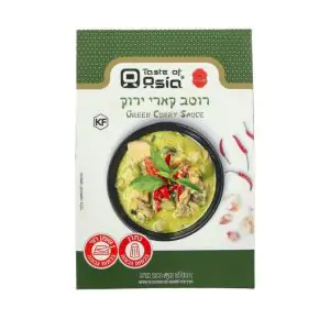 רוטב קארי ירוק בשקית 200 גרם - taste of asia