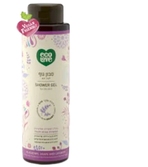 סבון גוף לעור יבש פירות סגולים 500 מ"ל- ecolove