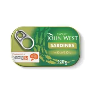 סרדינים בשמן זית 120 גרם - JOHN WEST