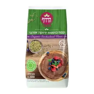 קמח כוסמת ירוקה ללא גלוטן אורגני  500 גרם - הרדוף