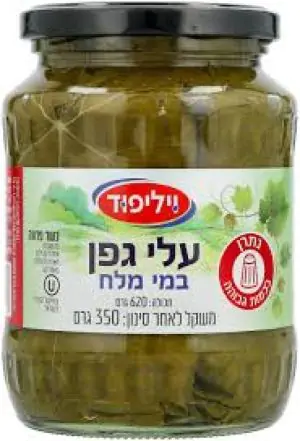 עלי גפן למילוי צנצנת 620 גרם - ויליפוד