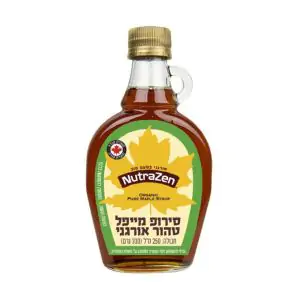 סירופ מייפל אורגני טהור 250 מ"ל - נוטרה זן