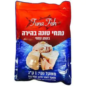 טונה בהירה פאוץ בשמן צמחי 100 גרם - טונה פיש