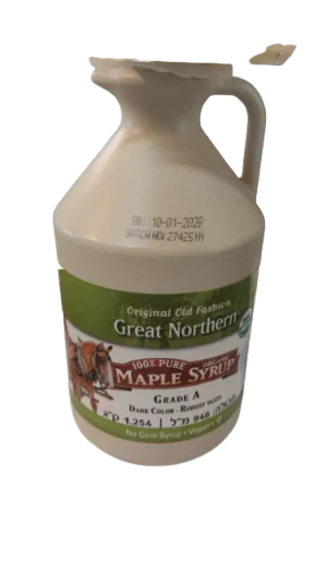 סירופ מייפל אורגני 946 גרם - GREAT NORTHERN