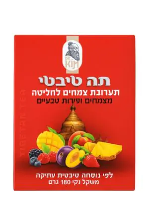 תה טיבטי - תערובת צמחים לחליטה בטעם פירות 180 גרם Dr. KIM