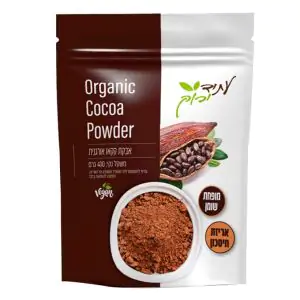 אבקת קקאו אורגני  - 400 גרם עתיד ירוק