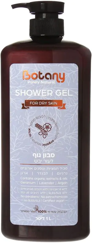 סבון גוף משפחתי לעור יבש 1 ליטר - BOTANY